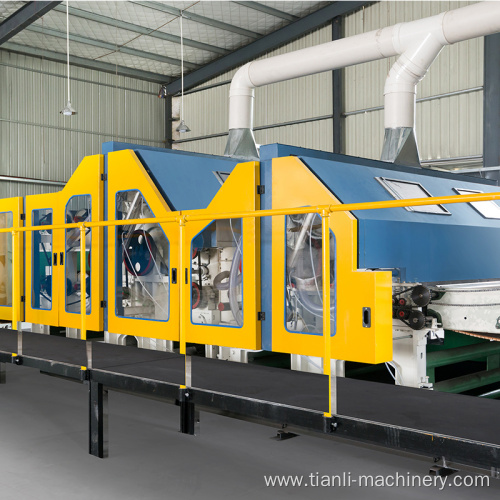 double cylinder cotton carding machine